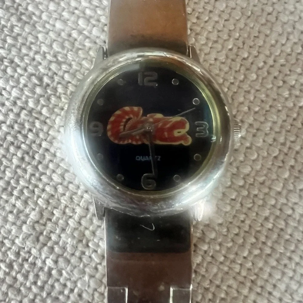 2003 Coca-Cola‎ Coke Memorabilia Watch Red Gold Stainless Retro Pop Culture Y2K